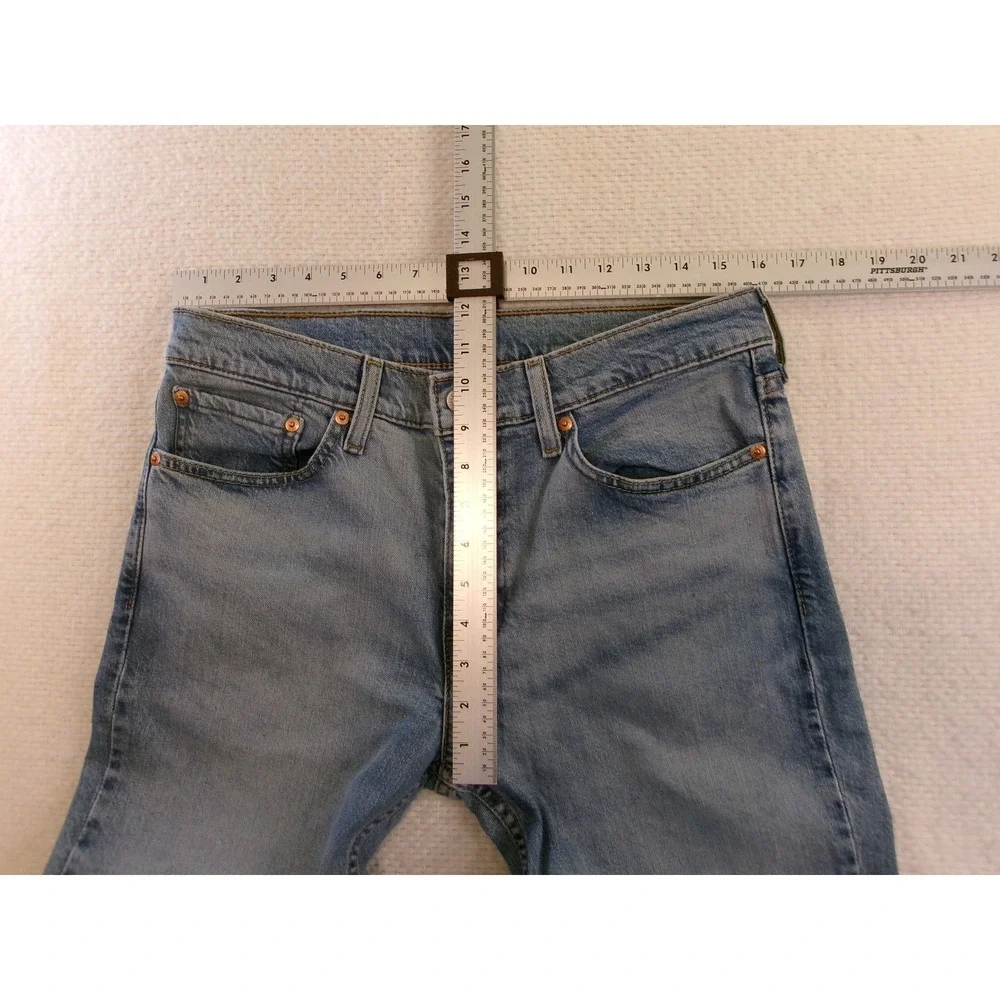 Levi's Mens 32x30 511 Slim Fit‎ Jeans Light Wash Blue 04511-5127